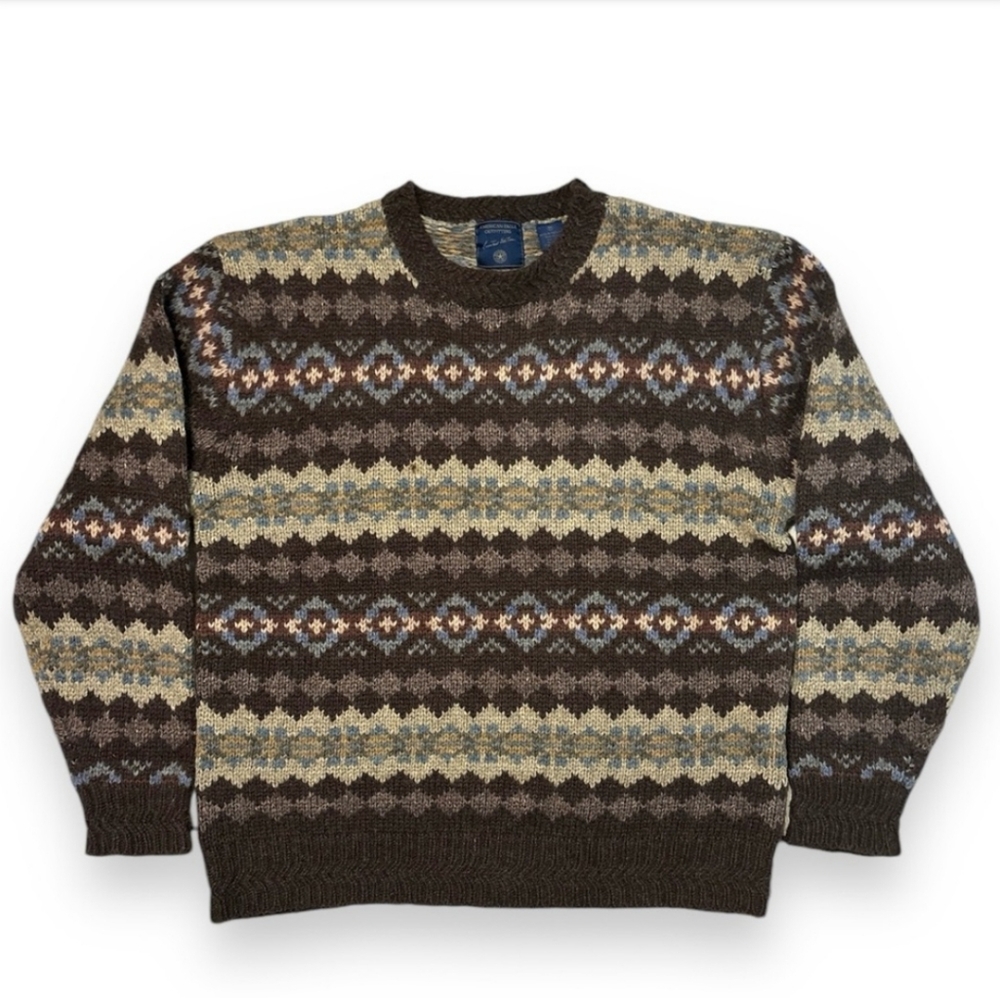 AMERICAN EAGLE OUTFITTERS Limited Edition Wool Silk Blend Crew Neck Swea…